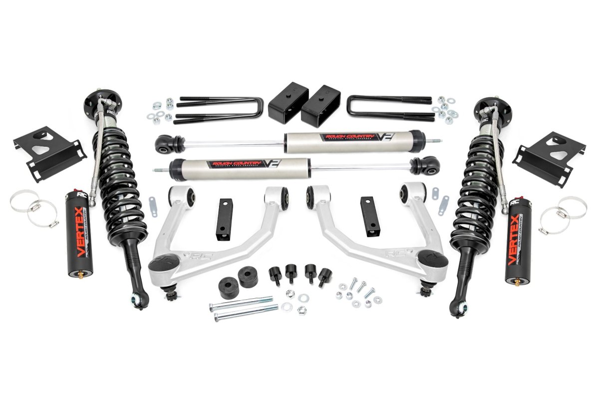 Toyota Tundra Suspension Lift Kit - Rough Country - 3.5 Inch Lift Kit | Vertex/V2 - '07-'21